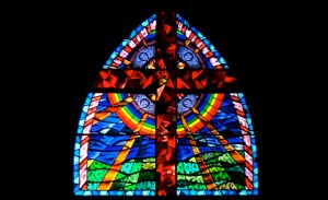 Stained Glass II  St. Michael's and All Angels Church.  Read the story on flickr.com.